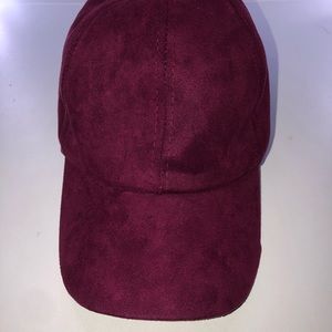 VELVET Maroon Baseball Hat
